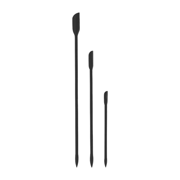 Espátula De Silicona Antiadherente Para Mezclar Mantequilla, 3 Unidades, Para Ketchup Y Mantequilla De Cacahuete En Botella, Color Negro