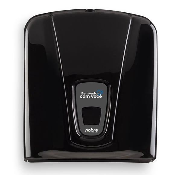 Dispensador de Toallas de Papel Interfoliadas Negro Nobre