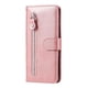 thumbnail image 5 of Funda con Cremallera para Xiaomi Redmi 12 4G, Carcasa Cartera de Cuero PU con Soporte y Tarjetero, 5 of 6