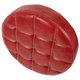 thumbnail image 4 of Taburete De Bar Redondo Con Cojín Para Asiento, Fácil Instalación, Resistente, Para Salón, Color Rojo, 4 of 5