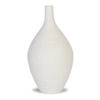 Inspiracci - Jarrón Adorno Decorativo Blanco 24 Cm