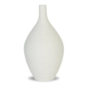 Inspiracci - Jarrón Adorno Decorativo Blanco 24 Cm