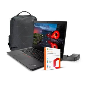 Promo Notebook Lenovo L14 14″ ( Amd Ryzen 5 4650U 16Gb 512Gb Ssd) Reacondicionado Grado A + Mochila + Office