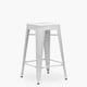 thumbnail image 2 of Taburete Medio 66 Tolix Asiento Metal Blanco, 2 of 5