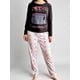thumbnail image 3 of Pijama Mujer Algodón Retro Music negro L, 3 of 6