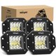thumbnail image 1 of Cápsulas de luz LED Nilight, 42 W, montaje empotrado, 4 unidades, para todo terreno, 1 of 8