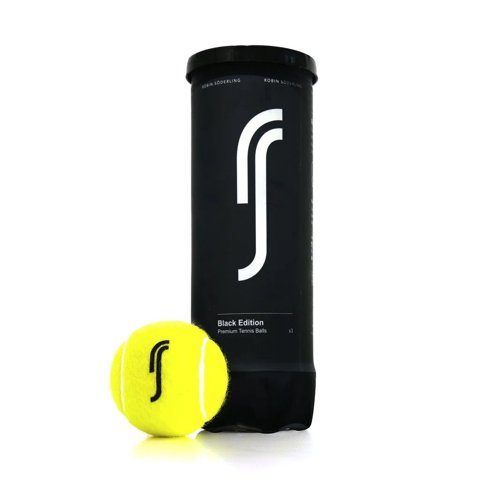 Tarro De Pelotas De Tenis Robin Soderling Black X3
