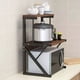 thumbnail image 3 of Estante Rack Cocina Microondas Organizador Negro 64x54x37 Cm, 3 of 3