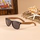 thumbnail image 2 of Woodies Walnut Wood Sunglasses with Black Polarized Lenses, 2 of 3
