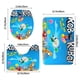 thumbnail image 3 of Juego de Alfombras de Baño Rob El Robot Terciopelo Coral 3 Piezas, 3 of 6