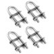 thumbnail image 1 of Tornillo en U para amarre en forma de popa para barco marino QWORK, acero inoxidable, 1 of 8