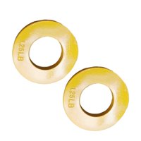 Magideal - 2 Discos De Peso Fraccionario, Pequeños Discos De Cambio, Suministros De Gimnasio, Mancuernas, Pesas Para Gimnasio, Fitness, Compactos, Versátiles, Pr Amarillo 1.25Lb