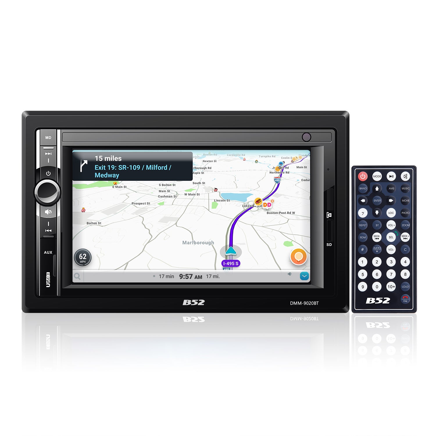 Radio De Auto Con Pantalla B52 Dmm 9020Bt