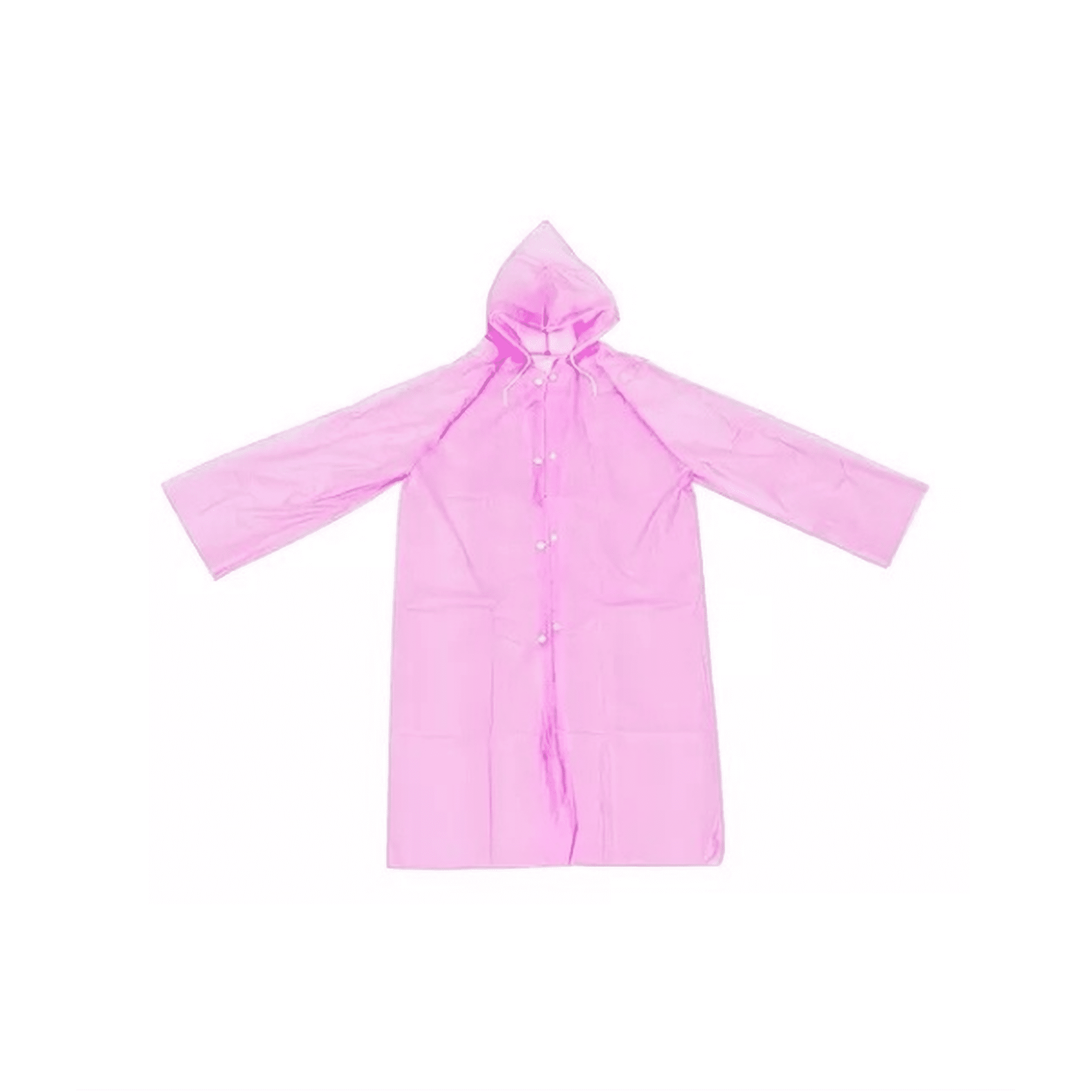 Genérico - Capa Para Lluvia Poncho Impermeable Adulto, Color Rosa
