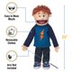 thumbnail image 3 of Marioneta Silly Puppets Niño Durazno 63 cm Estilo Ventrílocuo, 3 of 5