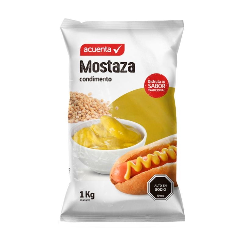 Mostaza Bolsa 1000 g Acuenta