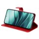 thumbnail image 3 of Funda tipo cartera para Samsung Galaxy A06 5G con bolsillo con cremallera y ranuras para tarjetas – Función de soporte Rojo, 3 of 5