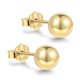 thumbnail image 1 of Pendiente CUTEFEEL de 10 mm con chapado de oro 18K sobre plata de ley, 1 of 7
