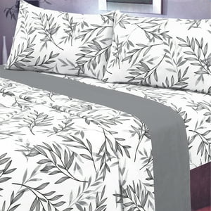 Mallorca - Juego De Sábanas T144 1 Plaza Ambrosia Grey