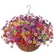 thumbnail image 4 of Cesta colgante de flores artificiales, adorno para colgar plantas, cadena, maceta, planta colgante falsa para jardín, patio, decoración del hogar A, 4 of 5