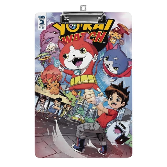 Yokai Watch Portapapeles de acrílico A4