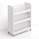 thumbnail image 1 of Estanteria con ruedas 3 niveles blanca, 1 of 7