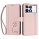 thumbnail image 3 of Funda Cartera Trébol para Xiaomi Poco F6 Pro con Ranuras Tarjetas y Carga Inalámbrica Rosa, 3 of 6