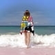 thumbnail image 2 of Silvestre y Piolín Toalla de playa de secado rápido con diseño temático, regalo para mujeres y niñas, ideal para cumpleaños, fans, amantes de la música, uso en la playa o al aire libre, 78 × 180 cm, 2 of 6