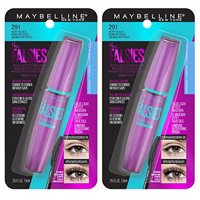 Maybelline New York - Maybelline Mascara Volum' Express The Falsies, Voluminizador, Resistente Al Agua, Negro Intenso, 2U. (Presentación Variable)