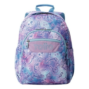 Mochila Urbana Notebook Escolar Totto Classic Acuarela Niña