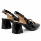 thumbnail image 4 of Zapato Charol Mujer Mary Jane Tacón Cuadrado H2705 Negro, 4 of 8