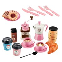 Bothyi - Juego De Té De La Tarde Para Niños, Tetera De Juguete, Platillos, Pastel, Juguete De Simulación, Regalo De Cumpleaños C