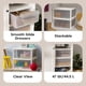 thumbnail image 3 of Organizador de almacenamiento con cajones de plástico IRIS USA, 47 cuartos de galón, paquete de 2, 3 of 7