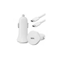 Genérico - Cargador Auto Carga Rapida 18W Y Cable Usb C 30A Aspor A906