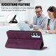 thumbnail image 3 of Funda Billetera para Samsung Galaxy M15 5G Imán y Resistente Morado, 3 of 6