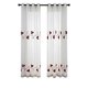 thumbnail image 1 of Juego De 2 Visillos Bordados Elegancia Floral Y Claridad Natural Para El Hogar 04, 1 of 3