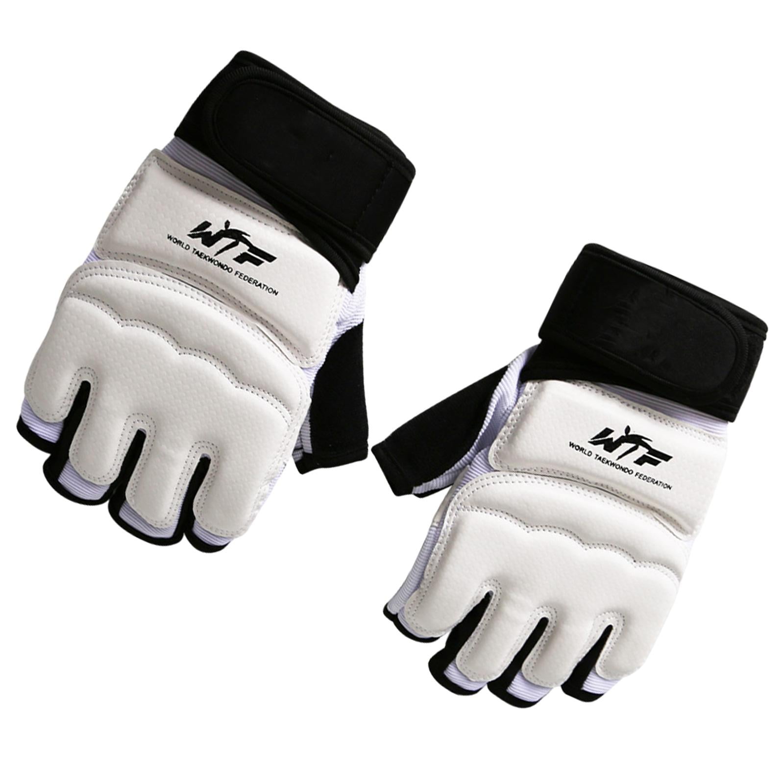 Ioensy - Guantes Mma Guantes De Boxeo Transpirables Con Palmas Abiertas Para Mujeres Adultas Hombres Muay Thai