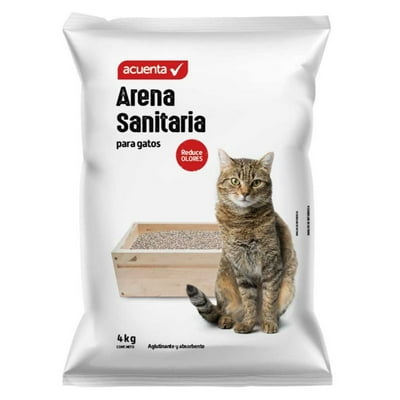 Arena Sanitaria Para Gato Bolsa 4 Kg Acuenta