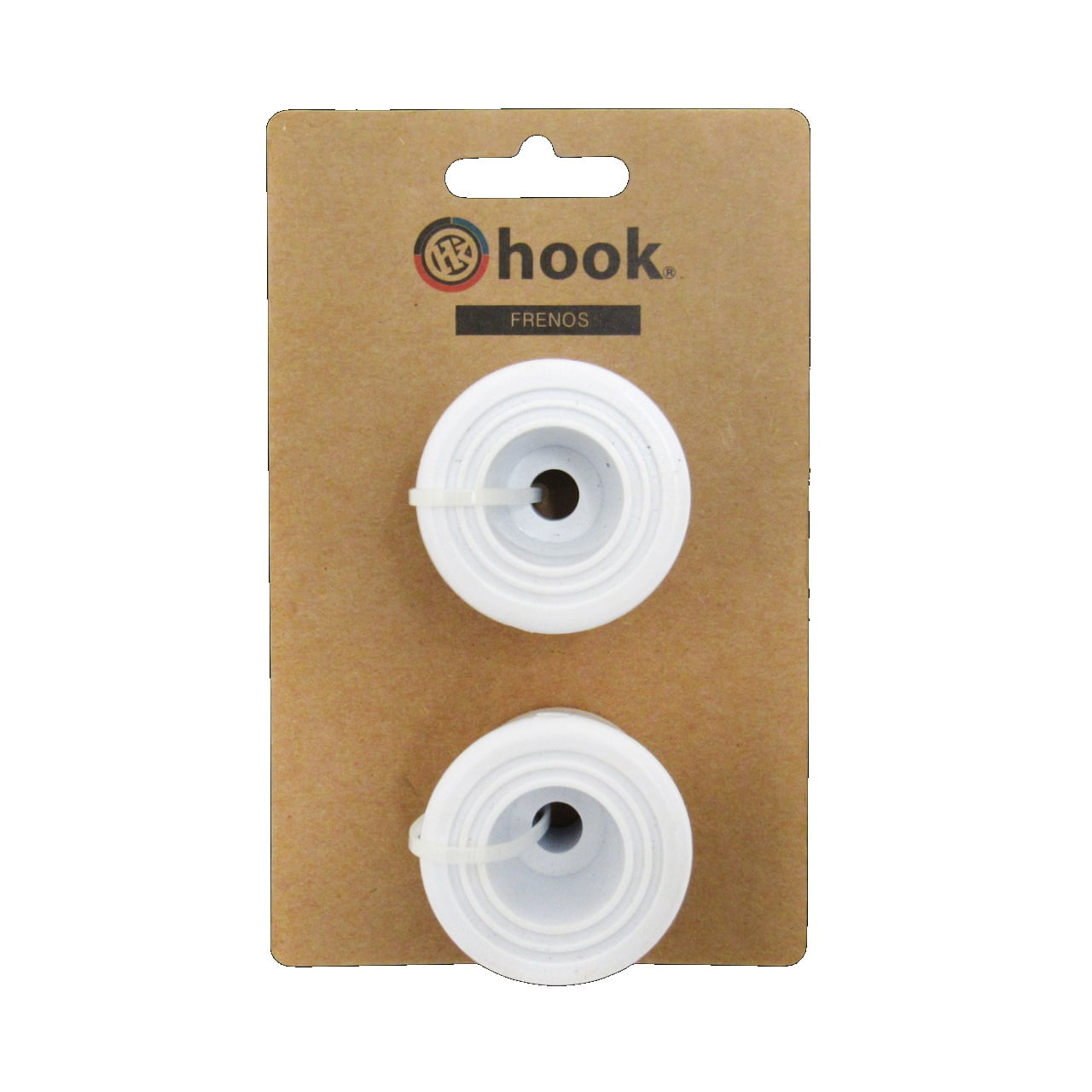 Frenos Hook B-pw-172 Para Patines School Blanco 2 Unidades