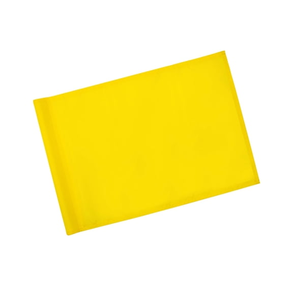 Bandera de Golf KINGTOP Lisa Amarilla 20x14 cm Nylon 420D Paquete de 1