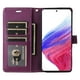 thumbnail image 5 of FOXDOCK Funda tipo Cartera para Samsung Galaxy A33 5G – Cubierta de Cuero PU con Múltiples Ranuras, Bolsillo para Efectivo y Correa de Muñeca, 5 of 6