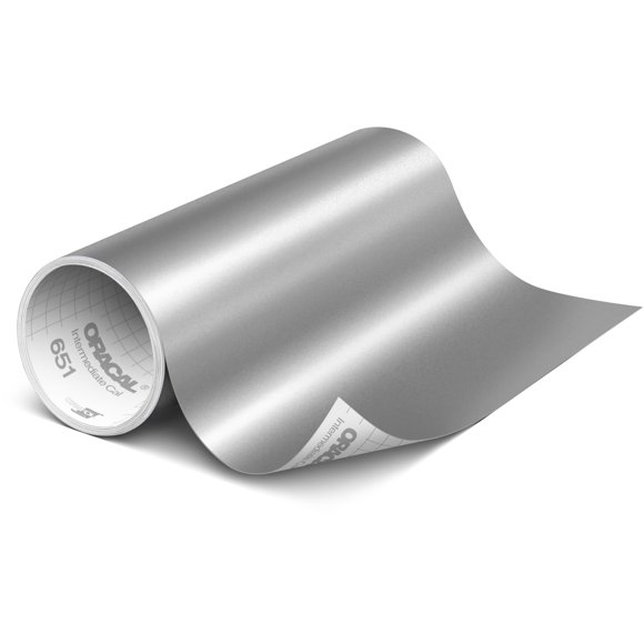 Vinilo ORACAL 651 Mate Gris Plateado 30 cm x 3 m