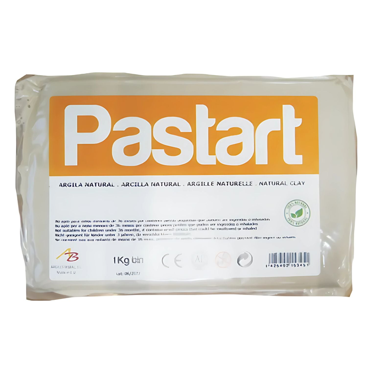 Pastart - Arcilla Blanca De Cocción 1 Kg - Ps