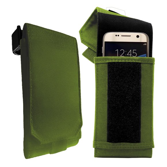 Funda para Teléfono con Clip Clakit para Mochila - Nylon Verde