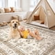 thumbnail image 4 of Alfombra Cotiled vintage de 5 x 7 pies, color beige, para sala de estar y dormitorio, 4 of 9