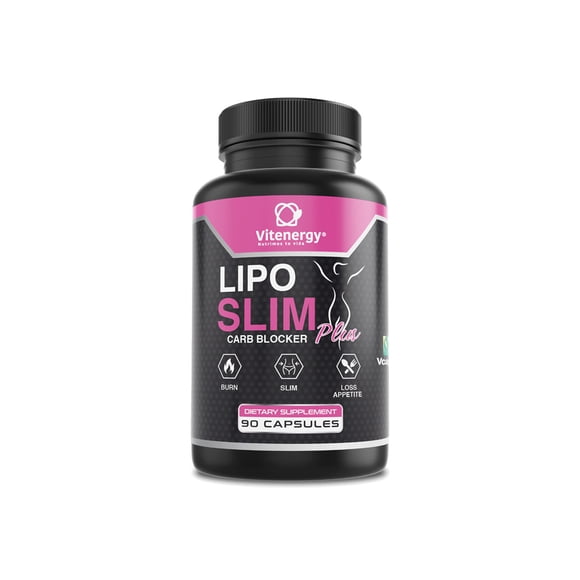 Lipo Slim Plus Bloqueador de Carbohidratos Vitenergy 90 Cápsulas