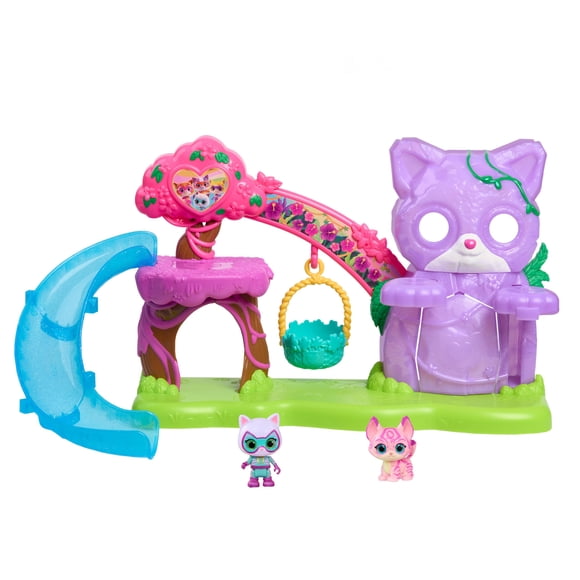 Playset Disney Jr. SuperKitties Su-Purr Wild con columpio y resbaladilla