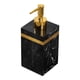 thumbnail image 5 of Dispensador De Jabón Con Textura De Mármol, Dispensador De Jabón Para Hotel, Baño, Cocina, 500ml, Negro, 5 of 5