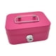 thumbnail image 1 of Caja de Dinero con Cerradura, Caja de Monedas de Metal Portátil con Asa Superior, Organizador Pequeño, Caja de Recuerdo con Cerradura Y Llave, Cofre D Rosa, 1 of 5