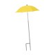 thumbnail image 2 of Plant Umbrella Canopy Reusable Versatile Stable Adjustable Sunshade Umbrella Yellow, 2 of 5
